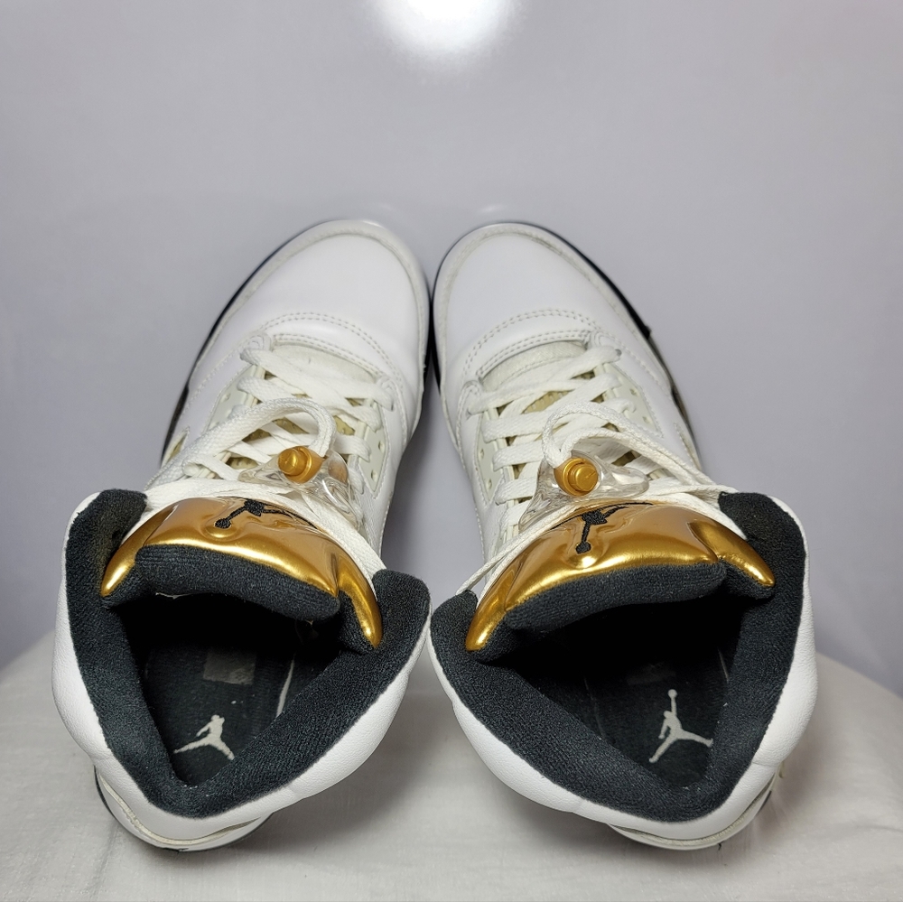 Air Jordan Retro 5 GS Size 7Y Olympic sneakers. - Picture 4 of 9